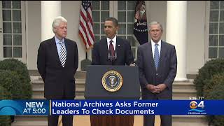 National Archives Asks Former Presidents To Check For Classified Documents