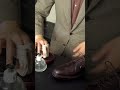 ALDEN Cordovan ワックスがけ　ASMRを今後撮影していくのに実験的に撮影してみました。　#alden#靴磨き#cordovan#コードバン#鏡面磨き