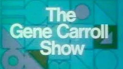 "The Gene Carroll Show" from May of 1971, WEWS-TV,...