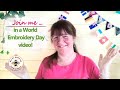 Be part of my World Embroidery Day 2023 video compilation! Come &#39;Stitching Around the World&#39; with me