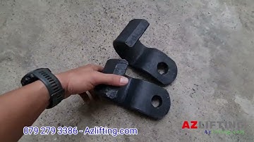 Móc cẩu tôn làm từ nhíp xe tải - làm sling xích, sling cáp thép, sling cáp vải cẩu tôn -LH0792793386