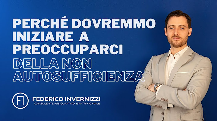 Perché dovremmo iniziare a preoccuparci della non autosufficienza