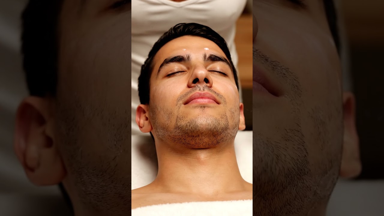 Relaxing Facial ASMR 🌸 Gentle Cream Massage 