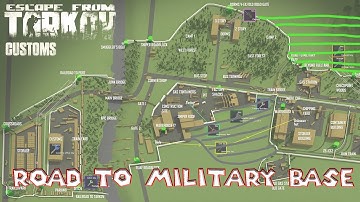 Rail Road To Military Base - Escape From Tarkov - Exit Custom Map | Morning