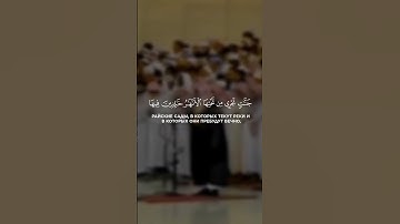 سورة التوبة الآية (٧٢)Сура Ат-Тавба Аят (72) #коран #قرآن #quran