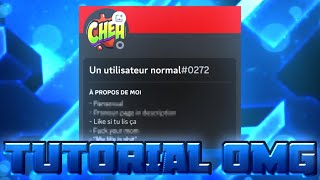 (TROLL) Tuto - Comment faire une Bio Discord Efficace