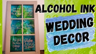 DIY Wedding Project - Window Panes with Wedding Quotes