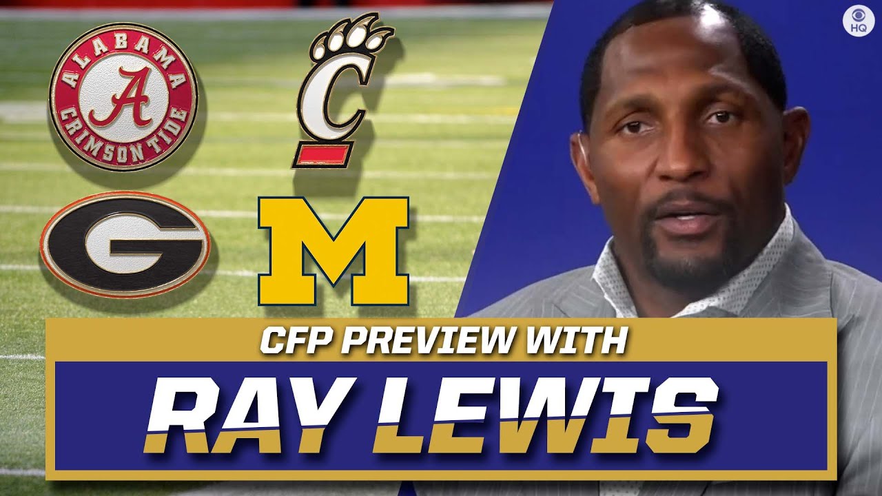 Ray Lewis Previews CFP Semifinal Games Alabama vs Cincinnati