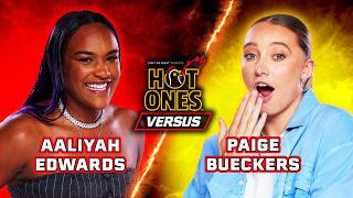 Aaliyah Edwards vs. Paige Bueckers | Hot Ones Versus screenshot 1
