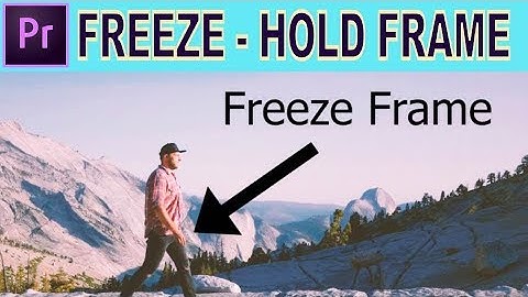 Freeze or Hold Frame Effect - Adobe Premiere Pro Tutorial