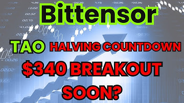 BITTENSOR TAO: HALVING COUNTDOWN! Is The $340 BREAKOUT HAPPENING SOON?