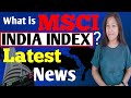 What is MSCI India Index ? | Market Latest News | MSCI Index Explained in Hindi @MunniDas566