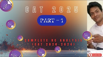 CAT 2025 VARC Strategy Part - 1 | Complete RC Analysis from CAT 2020–2024