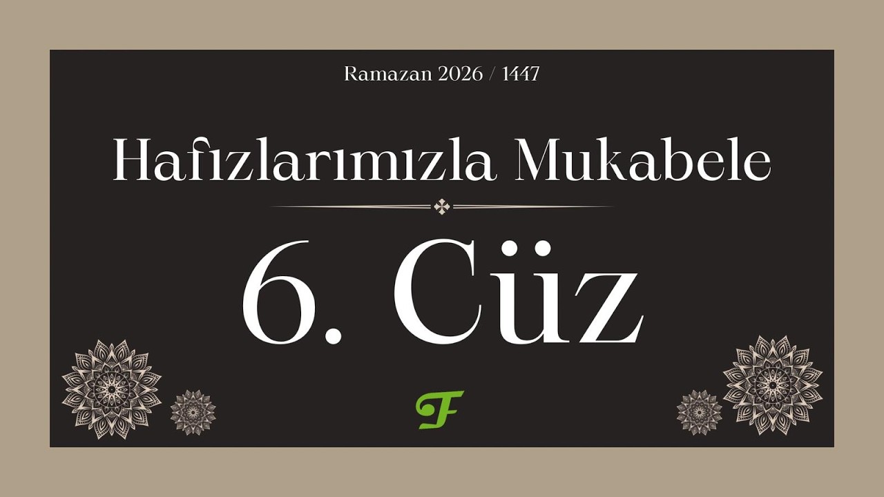 6. cüz mukabele