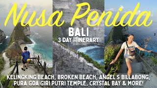 Gili T to Nusa Penida travel guide, 3 days - A shock at the beach cliff…. 😳🇮🇩