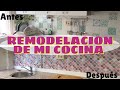 ⚠️REMODELACIÓN COCINA VIEJA SIN OBRA⚠️renovar cocina fácil en 1 día Commomy decor