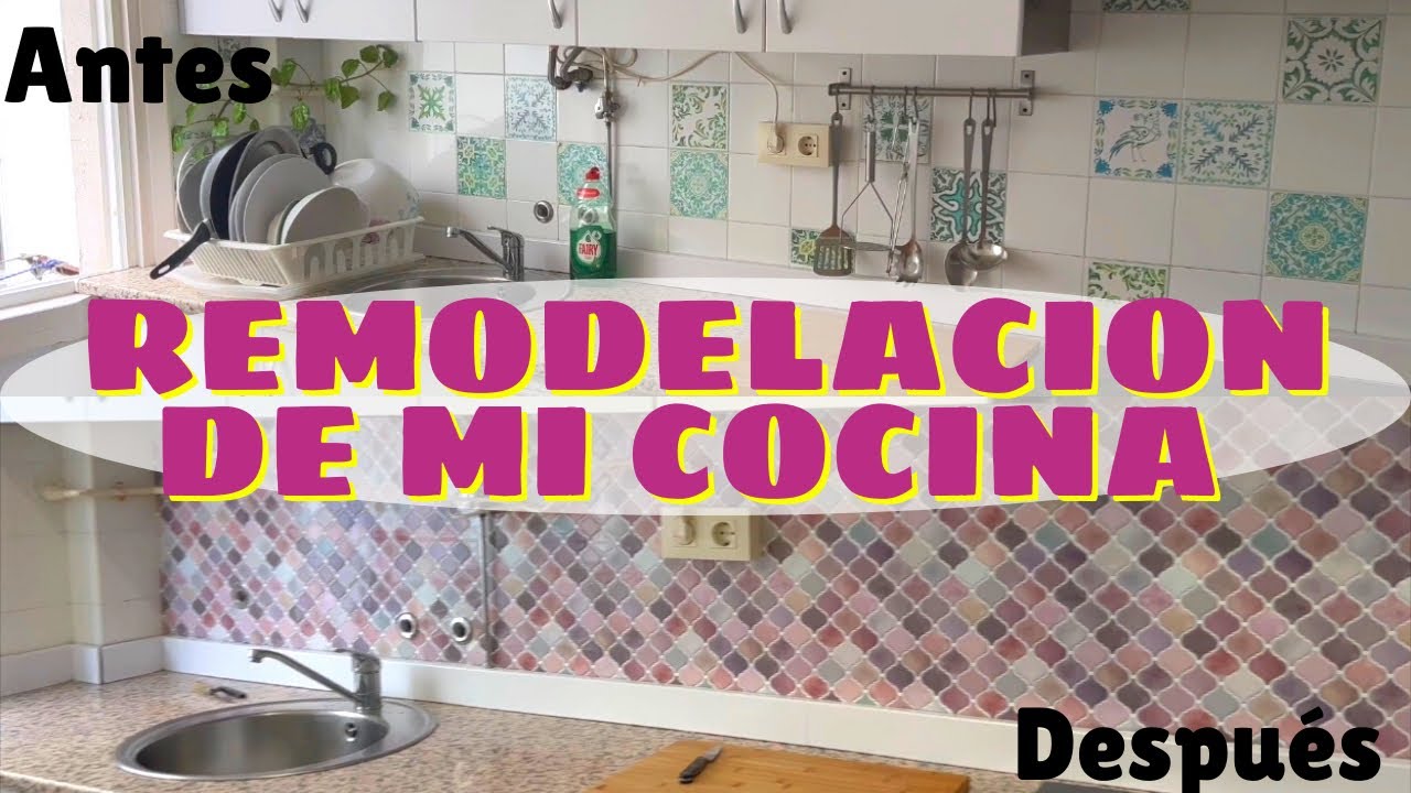 ⚠️REMODELACIÓN COCINA VIEJA SIN OBRA⚠️renovar cocina fácil en 1 día Commomy decor