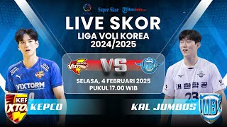 🔴 SUWON KEPCO VIXTORM VS KAL JUMBOS - LIVE SKOR LIGA VOLI KOREA 2024/2025 DIVISI PUTRA #voli #korea