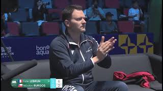 FELIX LEBRUN vs NICOLAS BURGOS   ITTF WORLD CUP MACAO   2024