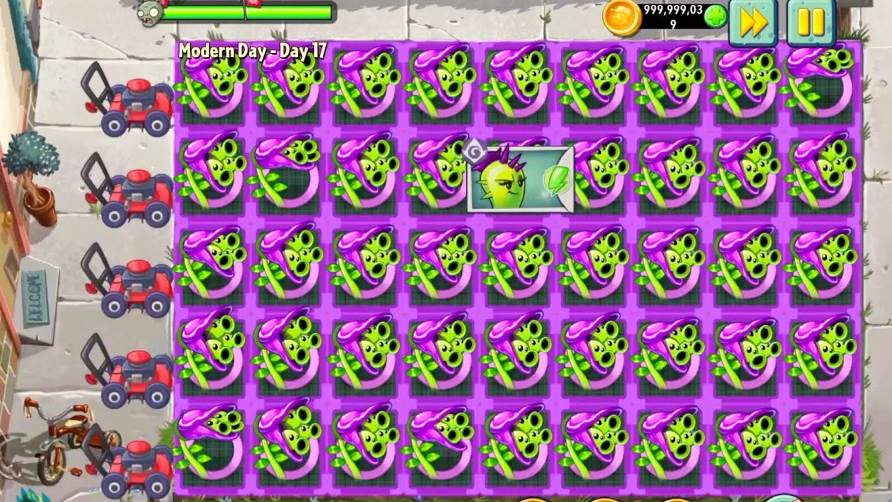 Plants Vs zombies 2 Sea Shooter Vs All Zombies Gameplay Challenge | Pvz 2 Modern Day Gameplay 