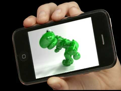 Balloonimals iPhone App Demo - Ziggy the T Rex