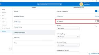 MiCollab Client - Calendar Integration