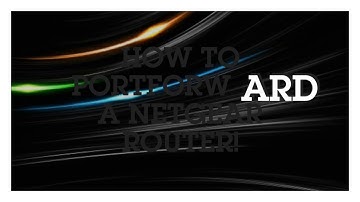 How to portforward a NETGEAR router! (1080p w/Voice)