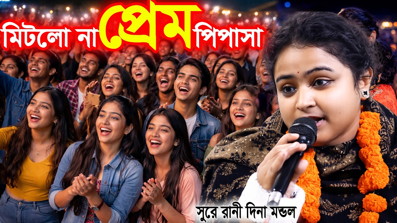 ভালো মন্দের ধারধারি না💔মিটলো না প্রেম পিপাসা💕নতুন আবেগী গান-২৬🌹ভাবের রানী দিনা মন্ডল💥Bangla Sad Song