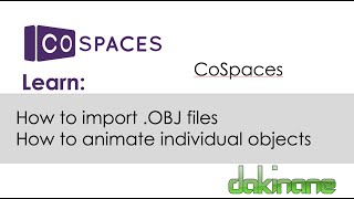 CoSpaces - Animating Objects