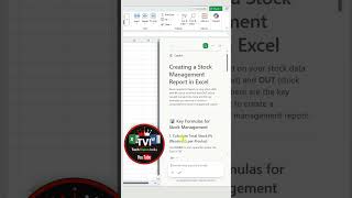 Create a Stock Management Report in Seconds (Excel Copilot 🤯) 🚀💯💥#exceltips #Copilot #Excel