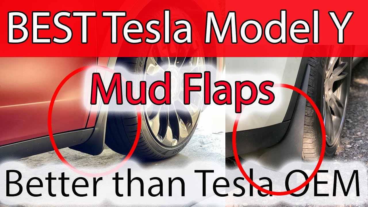 The best mud flaps are NOT Tesla OEM for your Tesla model Y - Must