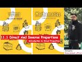Class 8 Maths NCERT Chapter 11.1: Direct And Inverse Proportions by NITian Bhanu | #directproportion