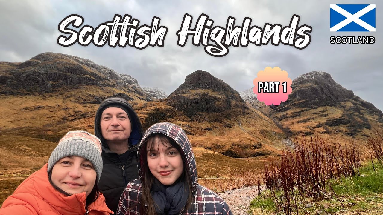 SCOTLAND and Kelpies, First day in the Scottish Highlands, Tree Sister Mountains - Škótska Vysočina