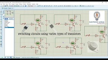 Type of Transistors acts has Switches  -  Proteus Simulation Tutorial