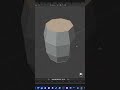 Создание 3D бочки для Unity за 45 секунд в Blender