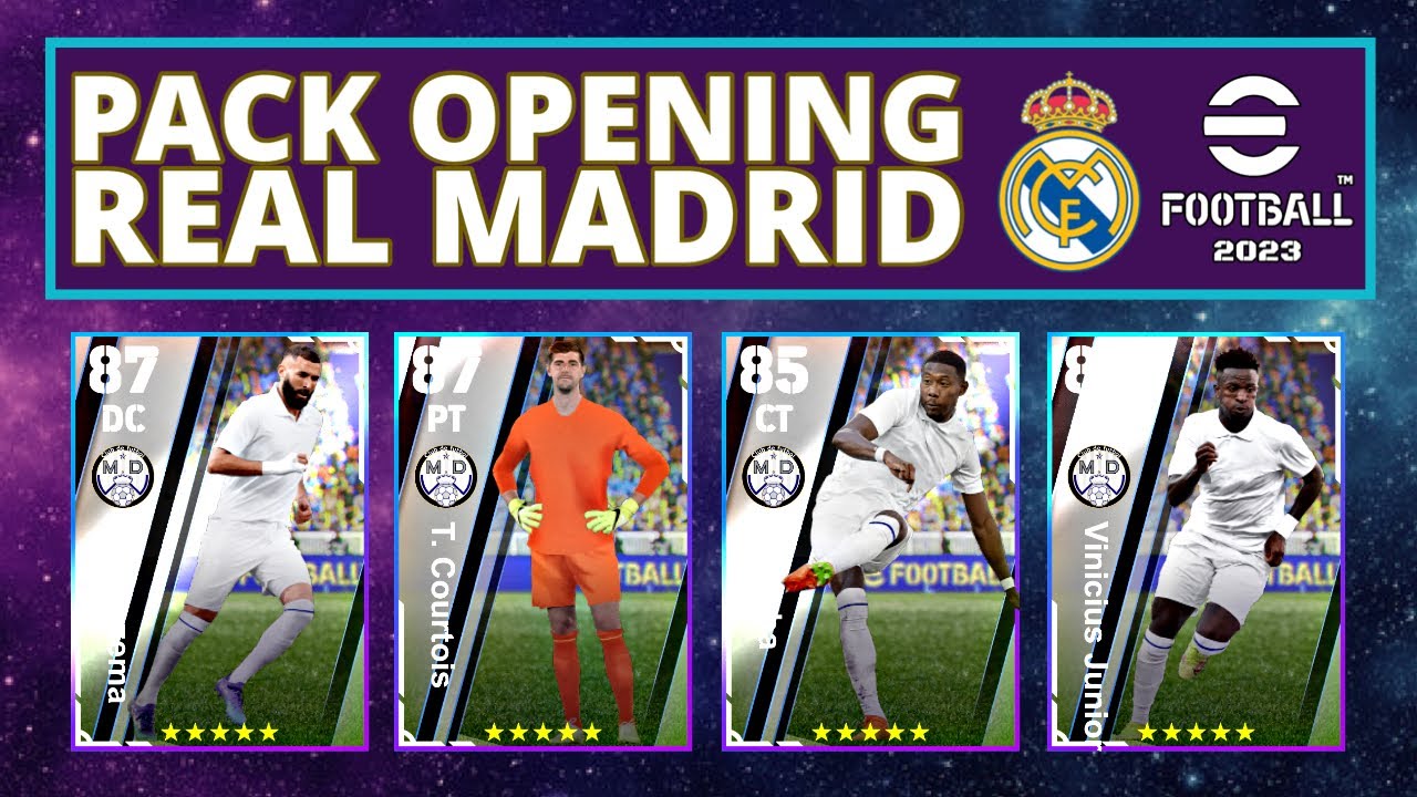 OPENING CLUB SELECTION REAL MADRID | EFOOTBALL -
