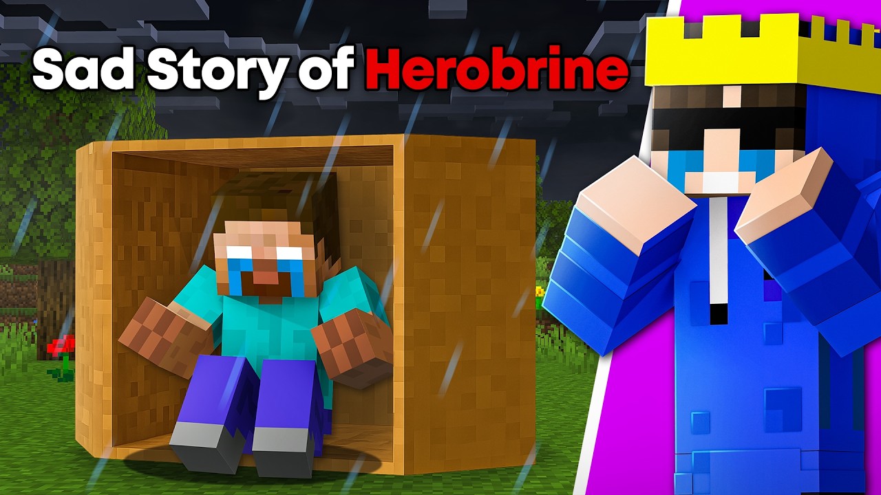 Sad Story Of Herobrine In Minecraft..