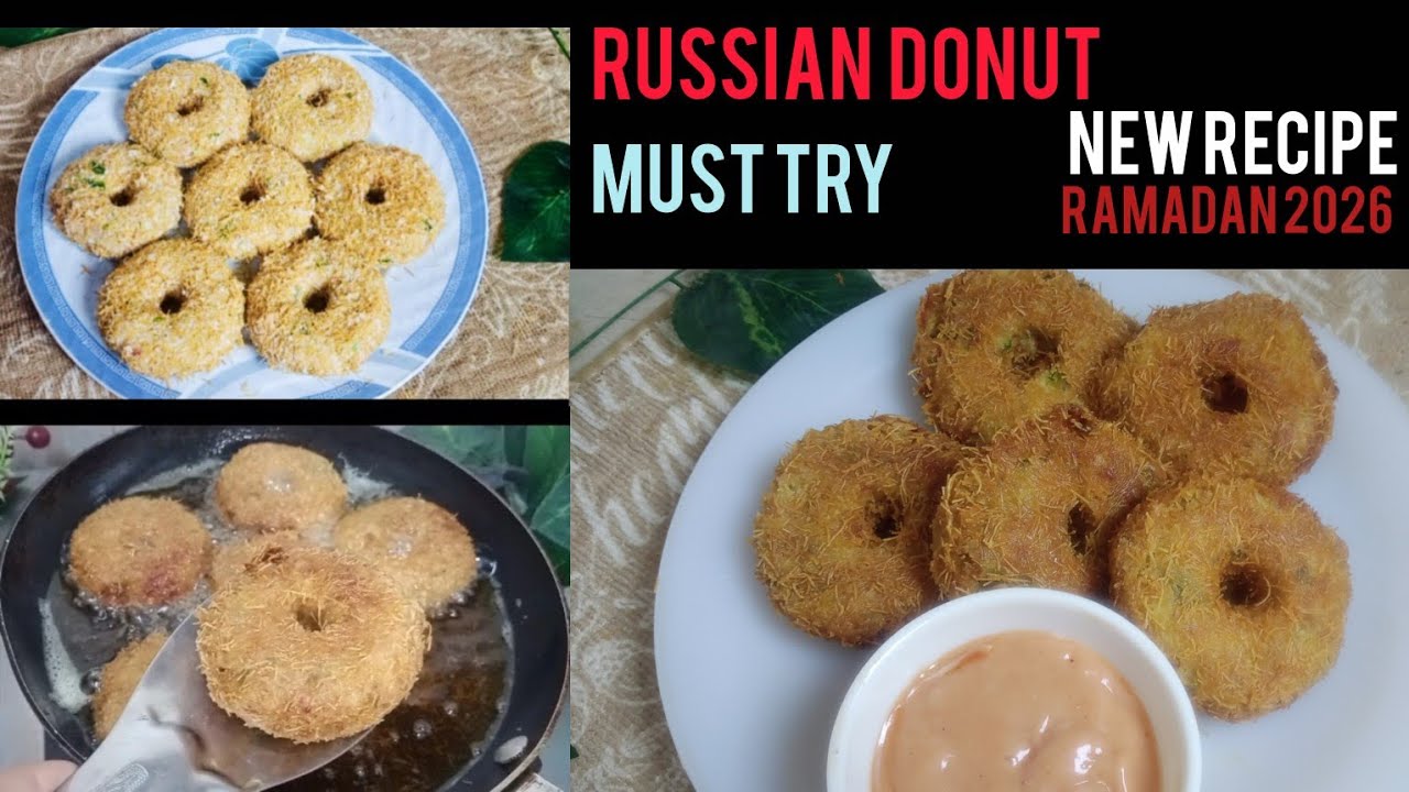 Russian Chicken Donut|chicken Donut|Ramadan special snack recipe