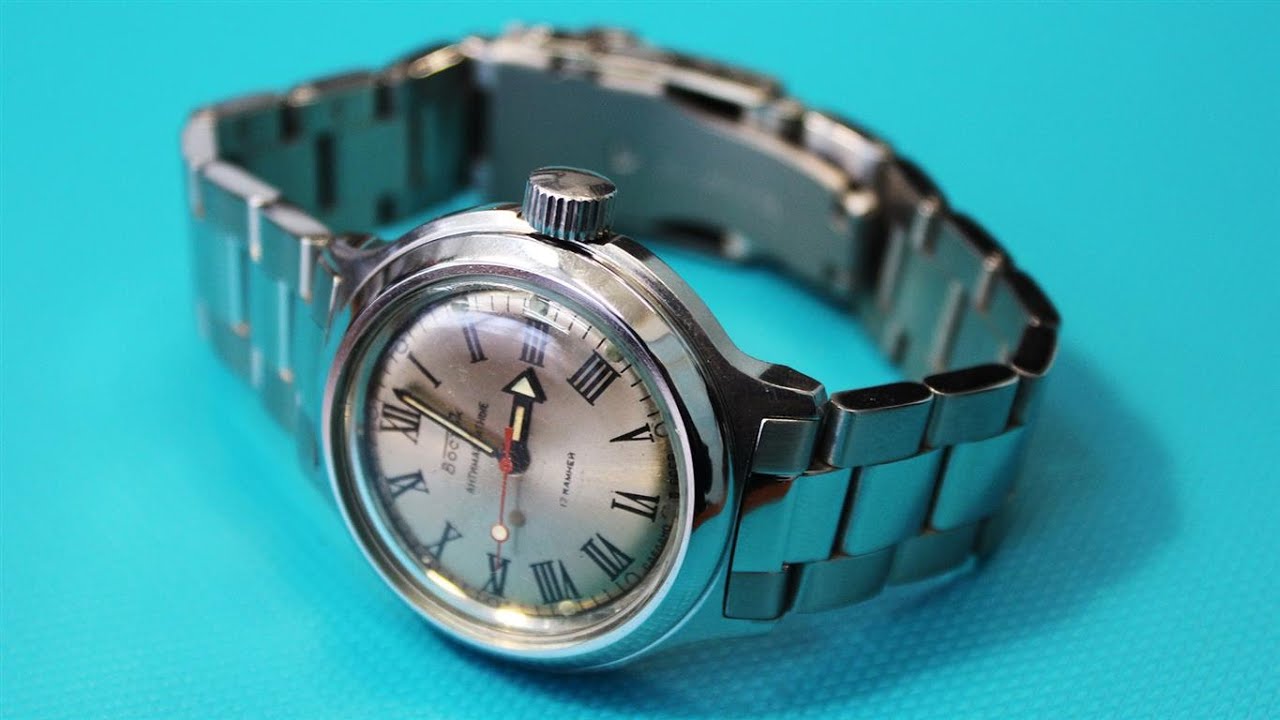 Восток Амфибия СССР 17 камней. Новые безель и браслет - YouTube