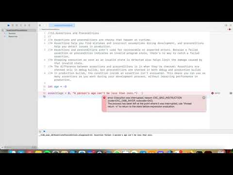 12.Assertions and Preconditions in Swift - Tamil