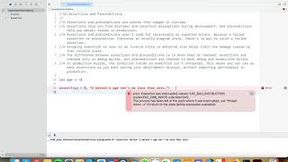 12.Assertions and Preconditions in Swift - Tamil