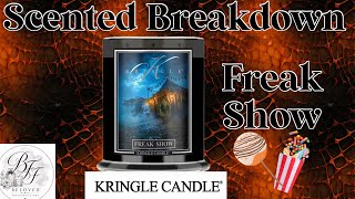 🎪 KRINGLE CANDLE FREAK SHOW REVIEW! 👻🍬 | Halloween 2026 Scented Breakdown | 9/10 THROW!