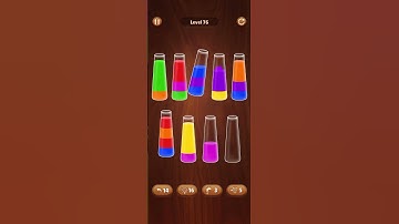 76 lvl color water sort game #colorwatergame #asmr #asmrgame #games #gameout