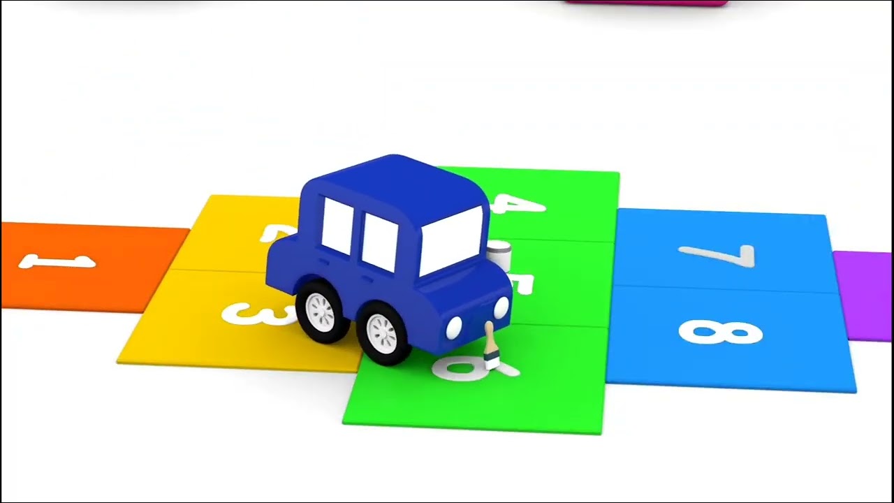 👉 4 CARS Adventure World 🚗🌈 | Fun Colors & Kids Learning