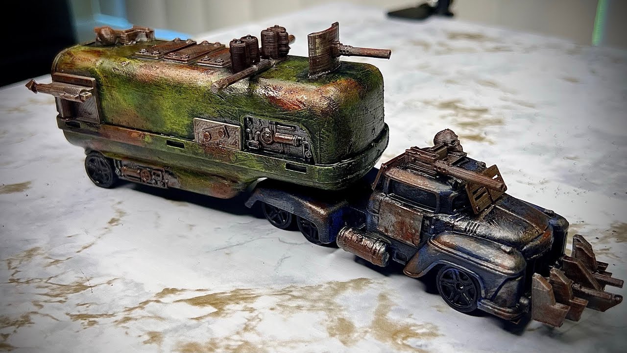 Gaslands 1st War rig build!!! - YouTube