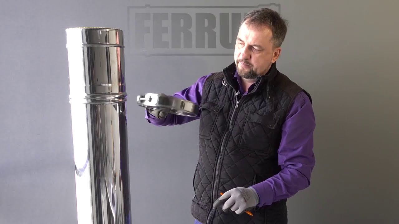 Кратко о дымоходе Ferrum хомут обжимной и хомут обжимной под растяжку ...