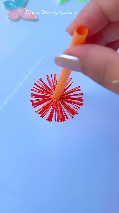 Download lagu Painting technique using a straw || Easy Painting #CreativeArt #Satisfying
