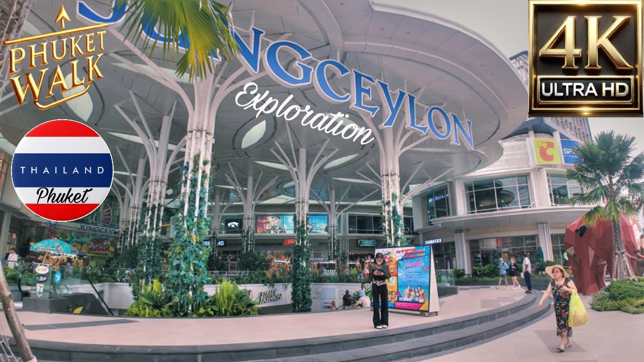 Phuket Walk: 4K ASMR Thailand Explore Jungceylon Shopping Mall Patong's Premier Shopping Destination