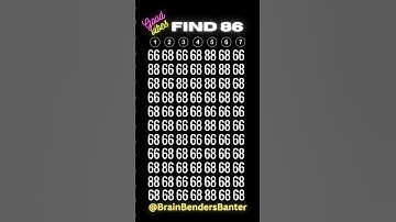 Can You Solve this MIND-BLOWING Brain Teaser in 7 Seconds? #shorts