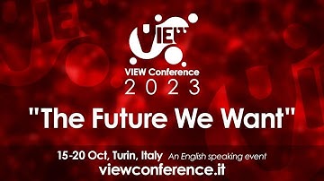 VIEW Conference 2023 - Confirmed speakers
